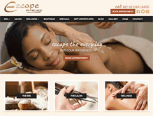 Tablet Screenshot of ezcapespa.com